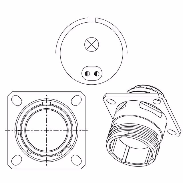 HV00RF23-59P Amphenol Aerospace Operations  Gruppi di connettori circolari